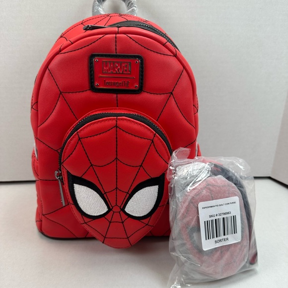 Loungefly Marvel Spider-Man Quilted Mask Set main image 13